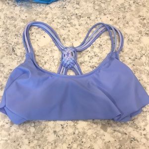 Swimsuit top. Purple. XS